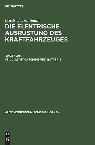 Lichtmaschine Und Batterie cover