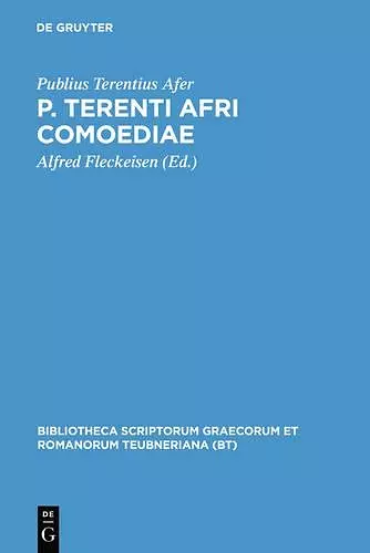 P. Terenti Afri Comoediae cover