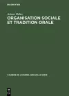Organisation sociale et tradition orale cover