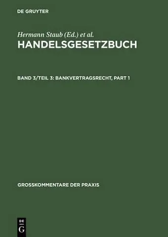 Bankvertragsrecht cover