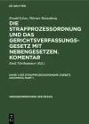 Die Strafprozessordnung. [Nebst] Nachtrag cover