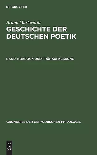 Barock und Frühaufklärung cover