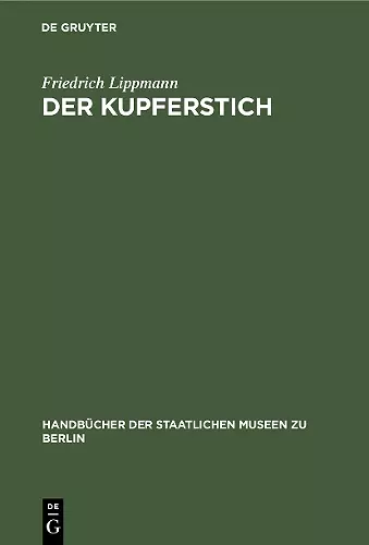 Der Kupferstich cover