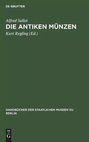 Die Antiken Münzen cover