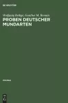 Proben deutscher Mundarten cover