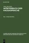 Wörterbuch der Hausasprache, Teil 1, Hausa-Deutsch cover