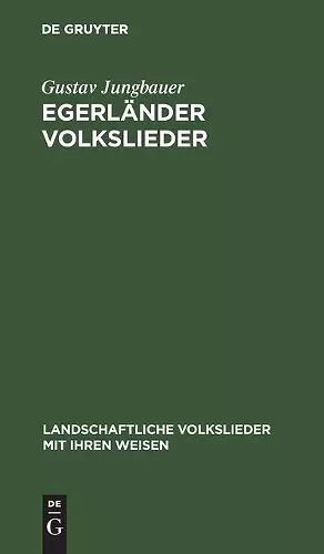 Egerländer Volkslieder cover