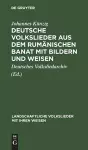 Deutsche Volkslieder aus dem rumänischen Banat mit Bildern und Weisen cover