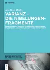 Varianz – die Nibelungenfragmente cover