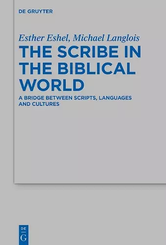 The Scribe in the Biblical World cover