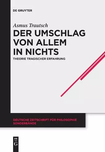 Der Umschlag von allem in nichts cover