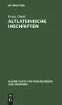 Altlateinische Inschriften cover