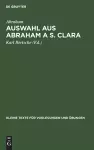 Auswahl aus Abraham a S. Clara cover