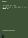 Bibliographie de phonologie romane cover