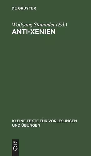 Anti-Xenien cover