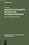 Meister Eckharts Reden der Unterscheidung cover