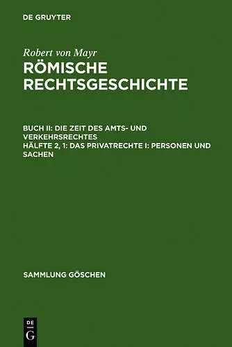 Das Privatrechte I cover