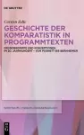 Geschichte Der Komparatistik in Programmtexten cover
