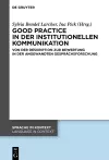 Good practice in der institutionellen Kommunikation cover
