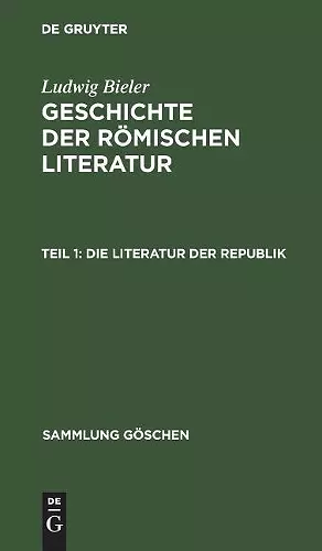 Die Literatur der Republik cover