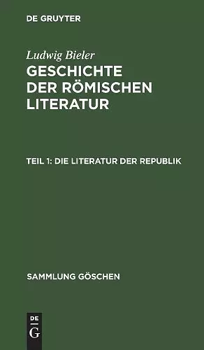 Die Literatur Der Republik cover