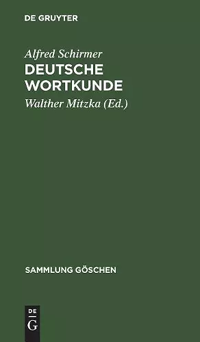 Deutsche Wortkunde cover