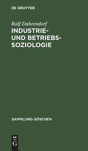 Industrie- und Betriebssoziologie cover