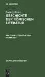 Die Literatur der Kaiserzeit cover