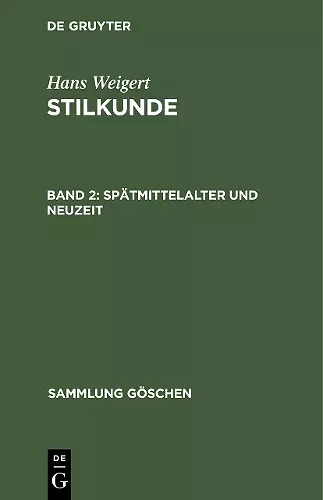 Spätmittelalter und Neuzeit cover