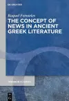 The Concept of News in Ancient Greek Literature cover