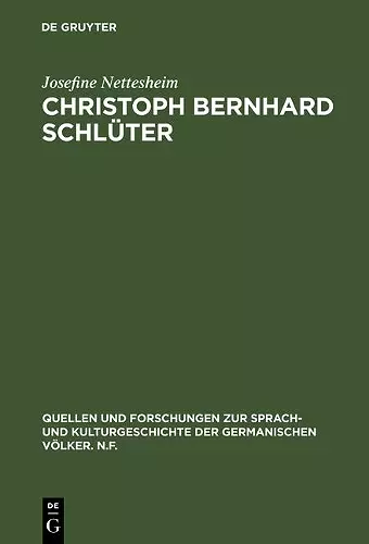 Christoph Bernhard Schlüter cover
