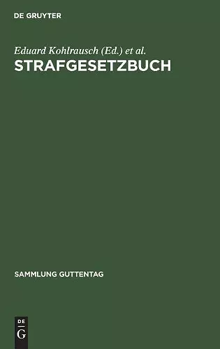 Strafgesetzbuch cover