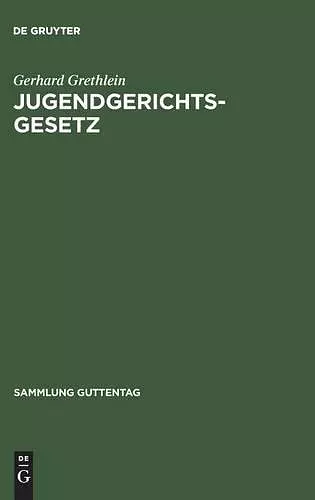 Jugendgerichtsgesetz cover