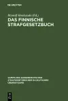 Das Finnische Strafgesetzbuch cover