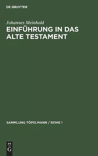 Einführung in das Alte Testament cover
