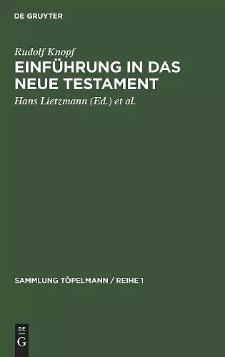 Einführung in Das Neue Testament cover