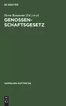 Genossenschaftsgesetz cover