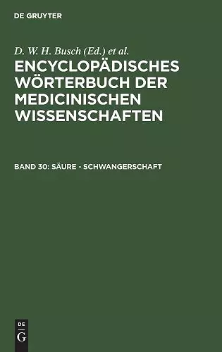 Säure - Schwangerschaft cover