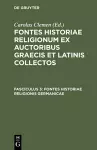 Fontes Historiae Religionis Germanicae cover