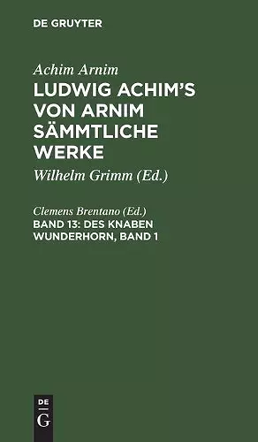 Des Knaben Wunderhorn, Band 1 cover