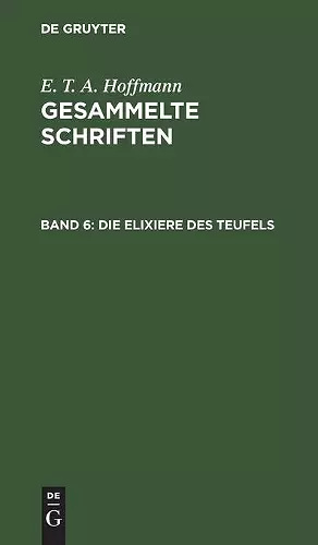 Die Elixiere Des Teufels cover