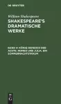 König Heinrich der Achte. Romeo und Julia. Ein Sommernachtstraum cover