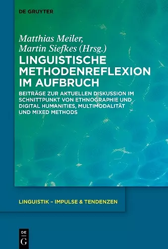Linguistische Methodenreflexion im Aufbruch cover