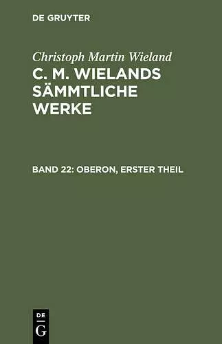 Oberon, Theil 1 cover