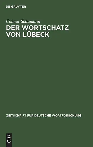 Der Wortschatz Von Lübeck cover