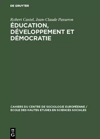 Éducation, développement et démocratie cover