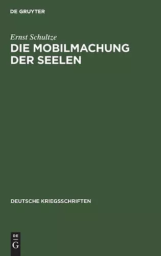 Die Mobilmachung Der Seelen cover