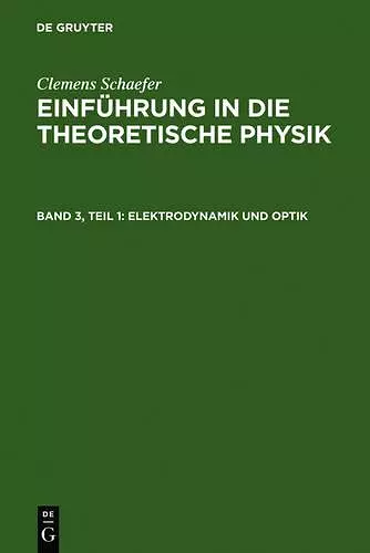 Elektrodynamik und Optik cover