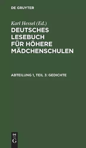 Gedichte cover