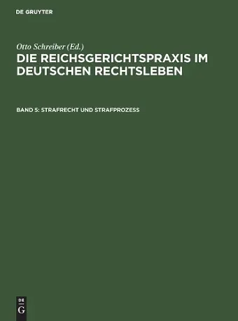 Strafrecht Und Strafprozeß cover